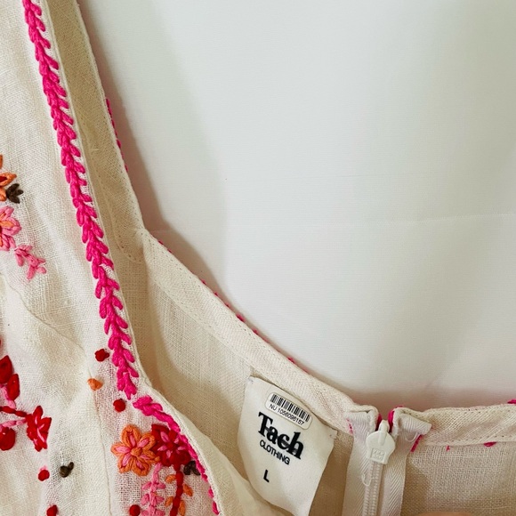 $300 NWOT Anthropologie Tach Raffaella Floral Midi Dress L - Picture 10 of 10